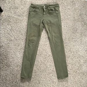 American Eagle Green Jean Jegging 4